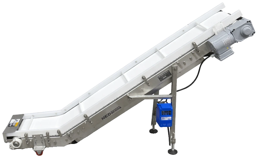Cleated Conveyors built by NED Conveyor Design