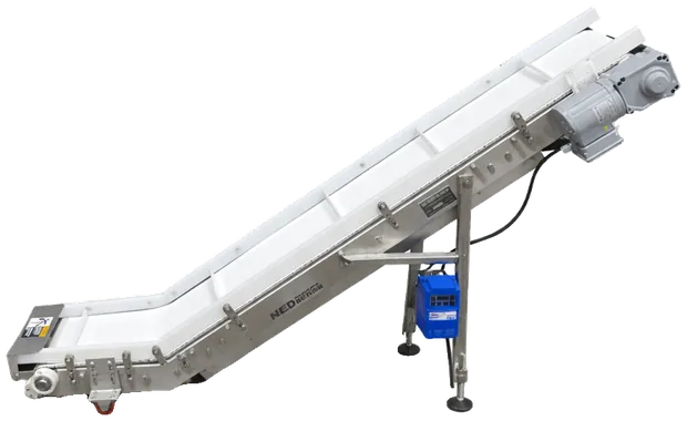 Cleated Conveyors built by NED Conveyor Design