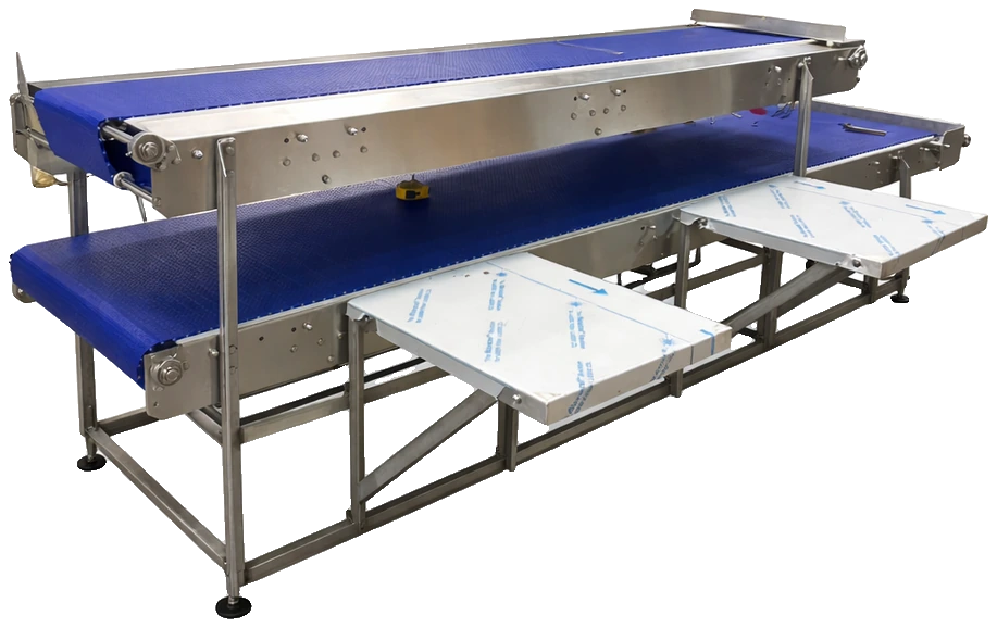 Double Decker Conveyors built by NED Conveyor Design
