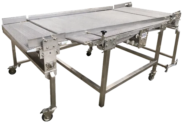 Wire Mesh Conveyors built by NED Conveyor Design
